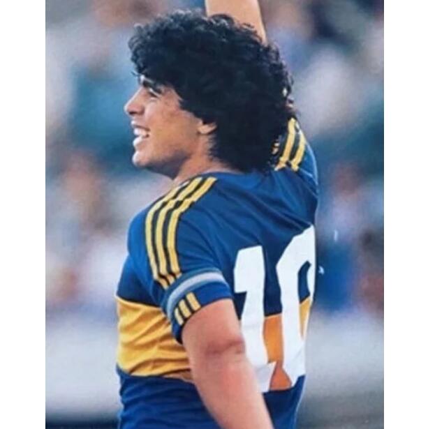 Maradona #10 1981 Boca Juniors Retro Home Kit Soccer Jersey